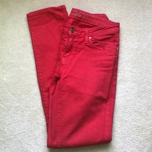 Kate Spade Broome Street red jeans